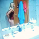 A hidden camera is positioned to record the reflection in the bathroom mirror of an attractive blonde girl pissing and shitting while sitting on a toilet. Audio is clear, and nice, loud, heavy plops are clearly heard. Presented in 720P HD. Over 3 minutes.